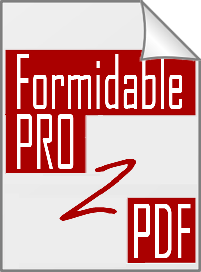 Formidable PRO2PDF