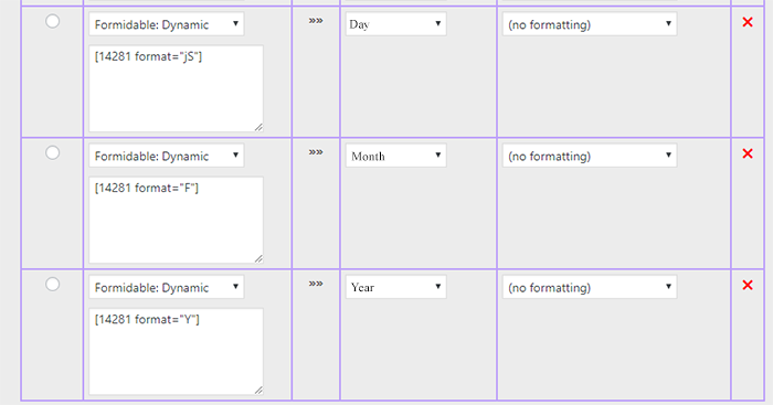 Formidable: Dynamic Date Formatting